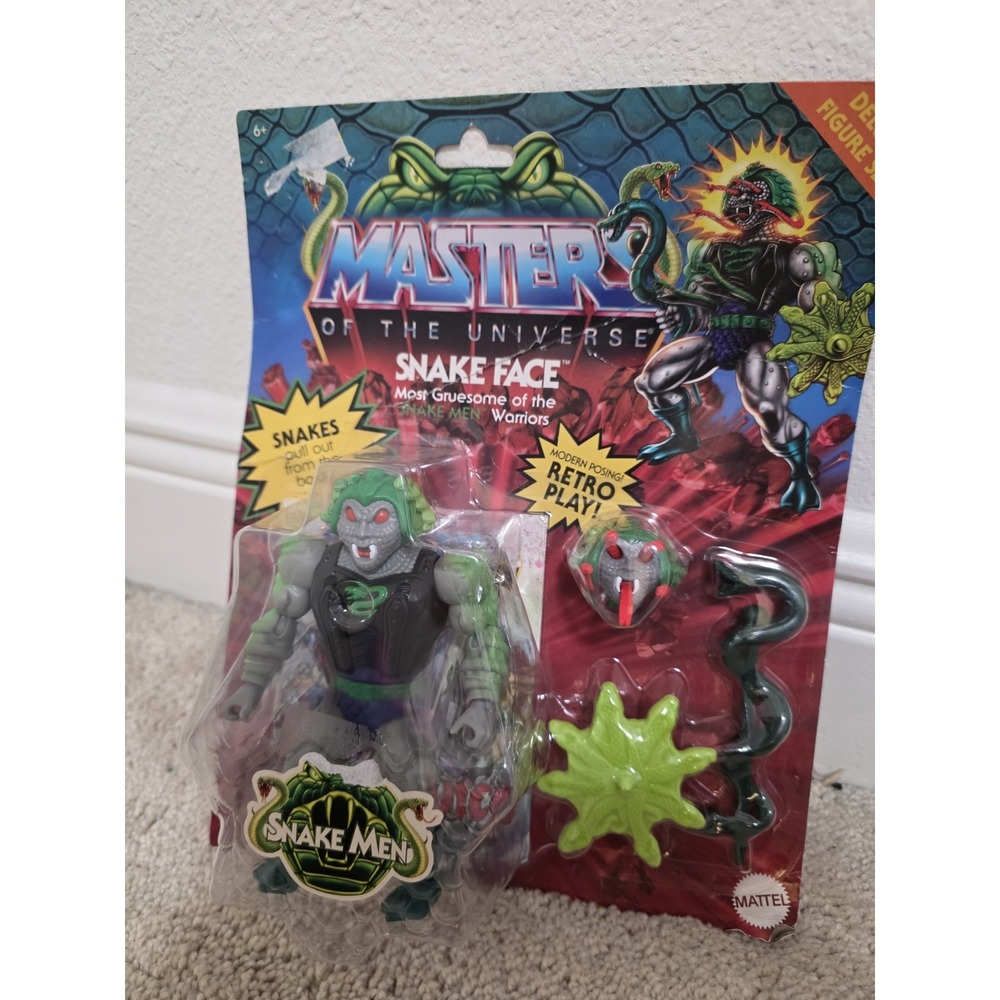 Masters Of The Universe Origins Snake Face Deluxe MOTU‎ Mattel Action Figure New